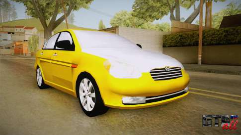 Hyundai Accent 2011 для GTA San Andreas вид спереди