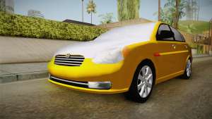 Hyundai Accent 2011 для GTA San Andreas передняя часть