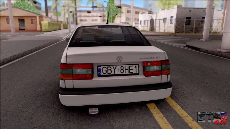 Volkswagen Passat B4 Sedan для GTA San Andreas вид сзади