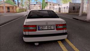 Volkswagen Passat B4 Sedan для GTA San Andreas вид сзади