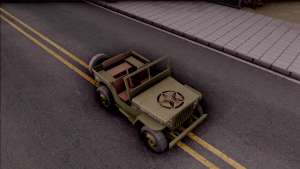 Jeep Willys MB Military для GTA San Andreas общий вид