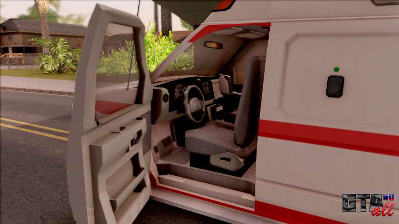 Ford E-350 SFFD San Francisco Ambulance для GTA San Andreas салон