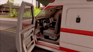 Ford E-350 SFFD San Francisco Ambulance для GTA San Andreas салон