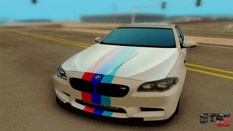 BMW M5 F10 для GTA San Andreas передняя часть