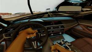 BMW M5 F10 для GTA San Andreas салон