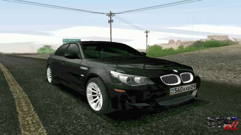 BMW M5 E60 для GTA San Andreas вид спереди