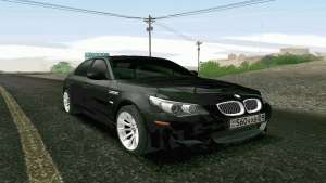 BMW M5 E60 для GTA San Andreas вид спереди