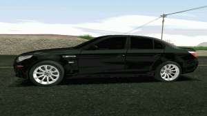 BMW M5 E60 для GTA San Andreas вид сбоку