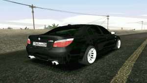 BMW M5 E60 для GTA San Andreas задняя часть