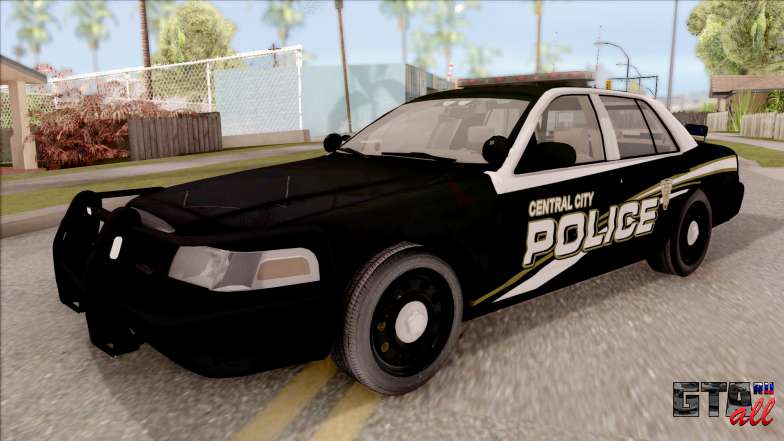 Ford Crown Victoria Central City Police для GTA San Andreas вид спереди