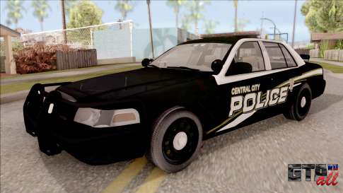 Ford Crown Victoria Central City Police для GTA San Andreas вид спереди