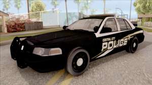 Ford Crown Victoria Central City Police для GTA San Andreas вид спереди