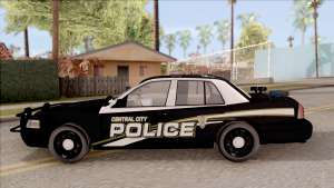 Ford Crown Victoria Central City Police для GTA San Andreas вид сбоку