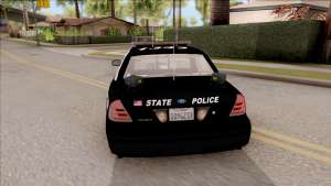 Ford Crown Victoria Central City Police для GTA San Andreas вид сзади