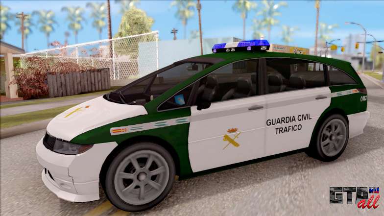 Dinka Perennial MPV Spanish Police для GTA San Andreas вид спереди