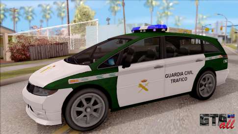 Dinka Perennial MPV Spanish Police для GTA San Andreas вид спереди