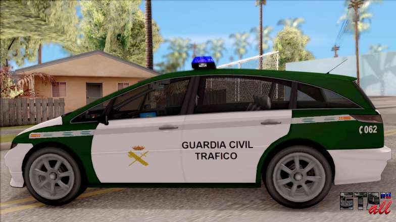 Dinka Perennial MPV Spanish Police для GTA San Andreas вид сбоку