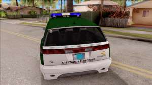 Dinka Perennial MPV Spanish Police для GTA San Andreas вид сзади