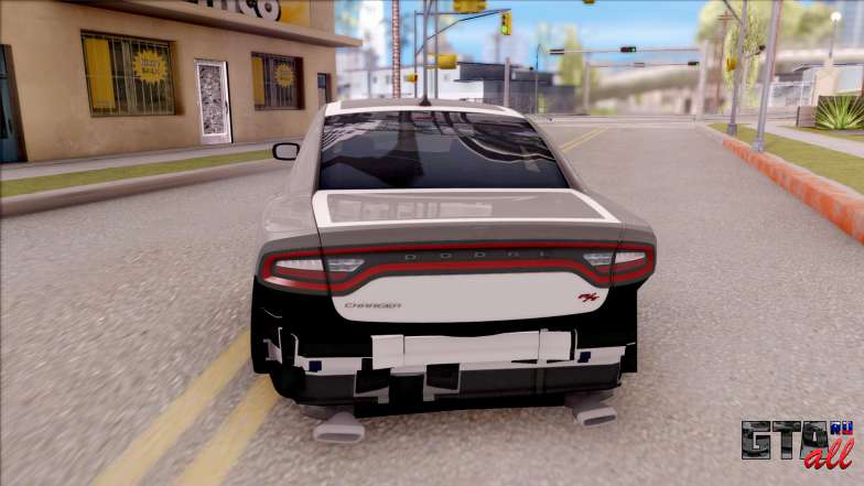 Dodge Charger RT 2016 для GTA San Andreas вид сзади