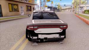 Dodge Charger RT 2016 для GTA San Andreas вид сзади