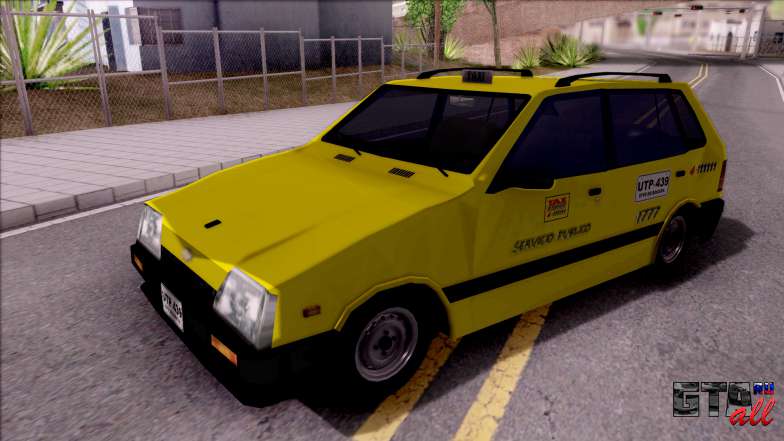 Chevrolet Sprint Taxi Colombiano для GTA San Andreas вид спереди