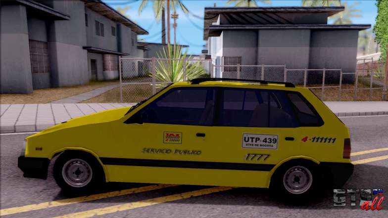 Chevrolet Sprint Taxi Colombiano для GTA San Andreas вид сбоку