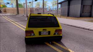 Chevrolet Sprint Taxi Colombiano для GTA San Andreas вид сзади