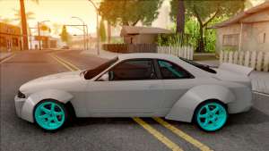 Nissan Skyline R33 Rocket Bunny для GTA San Andreas вид сбоку