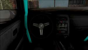 Nissan Skyline R33 Rocket Bunny для GTA San Andreas салон