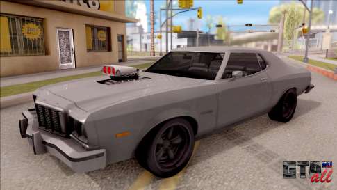 Ford Gran Torino 1975 v2 для GTA San Andreas вид спереди