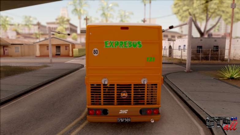 DIC EXPREBUS для GTA San Andreas вид сзади