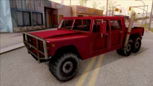 Patriot 6x6 для GTA San Andreas вид спереди