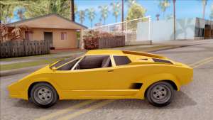 GTA V Pegassi Torero IVF для GTA San Andreas вид сбоку