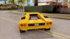 GTA V Pegassi Torero IVF для GTA San Andreas вид сзади