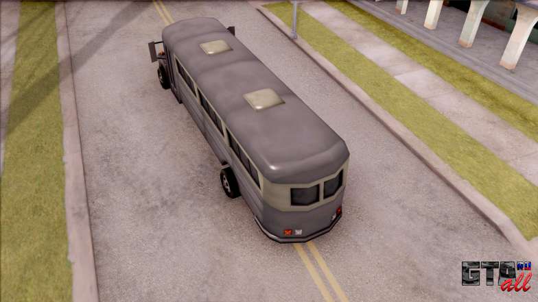 Bus from GTA 3 для GTA San Andreas вид сверху