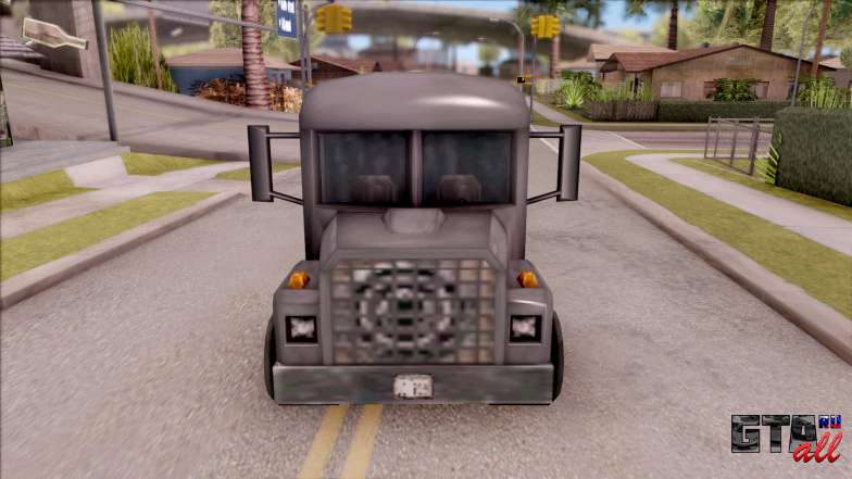 Bus from GTA 3 для GTA San Andreas передняя часть