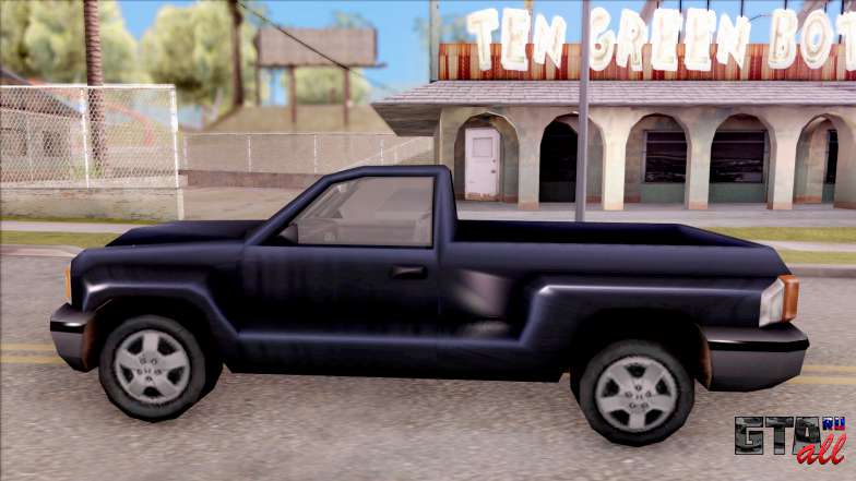 Bobcat from GTA 3 для GTA San Andreas вид сбоку