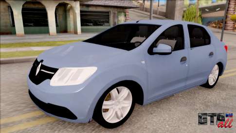 Renault Symbol 2013 для GTA San Andreas вид спереди