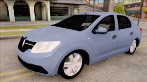 Renault Symbol 2013 для GTA San Andreas вид спереди