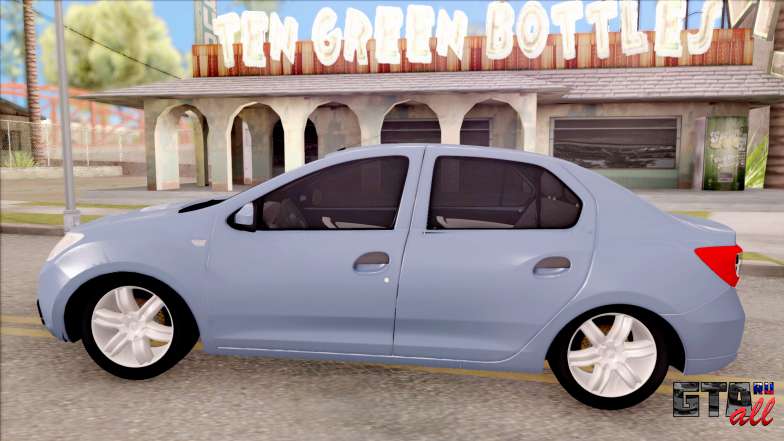 Renault Symbol 2013 для GTA San Andreas вид сбоку