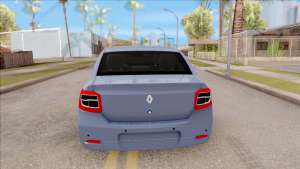 Renault Symbol 2013 для GTA San Andreas вид сзади