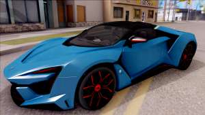 W Motors Fenyr SuperSport для GTA San Andreas вид спереди