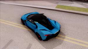 W Motors Fenyr SuperSport для GTA San Andreas вид сверху