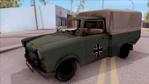 Trabant 601 German Military Pickup для GTA San Andreas вид спереди