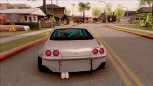 Nissan Skyline R33 Rocket Bunny v2 для GTA San Andreas вид сзади