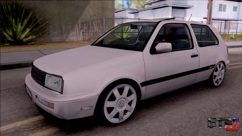 Volkswagen Golf 3 GTI для GTA San Andreas вид спереди