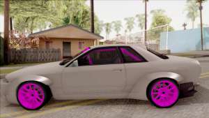 Nissan Skyline R32 Rocket Bunny для GTA San Andreas вид сбоку