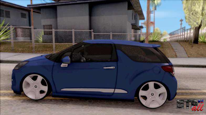 Citroen DS3 2011 для GTA San Andreas вид сбоку