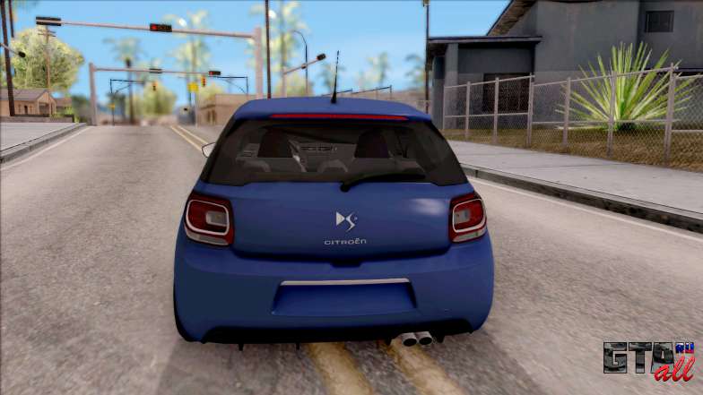 Citroen DS3 2011 для GTA San Andreas вид сзади