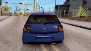 Citroen DS3 2011 для GTA San Andreas вид сзади